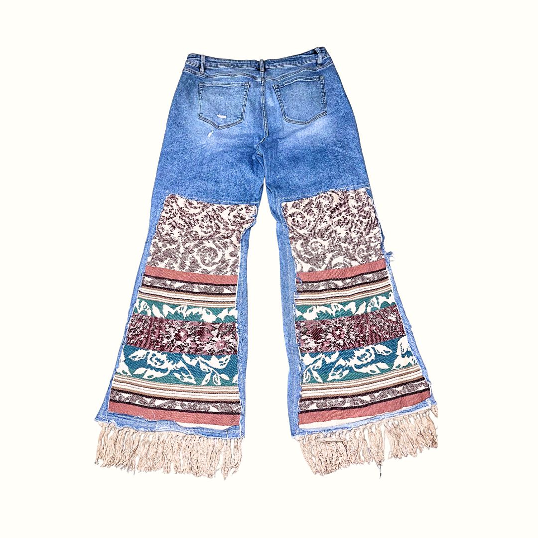 Vine Tapestry Jeans 14W 50% OFF